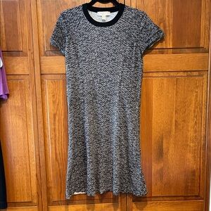 Michael Michael Kors black and White Knit Dress